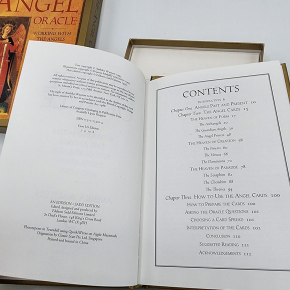 The Angel Oracle working with the Angels for guidance inspiration & love tarot - Picture 5 of 12